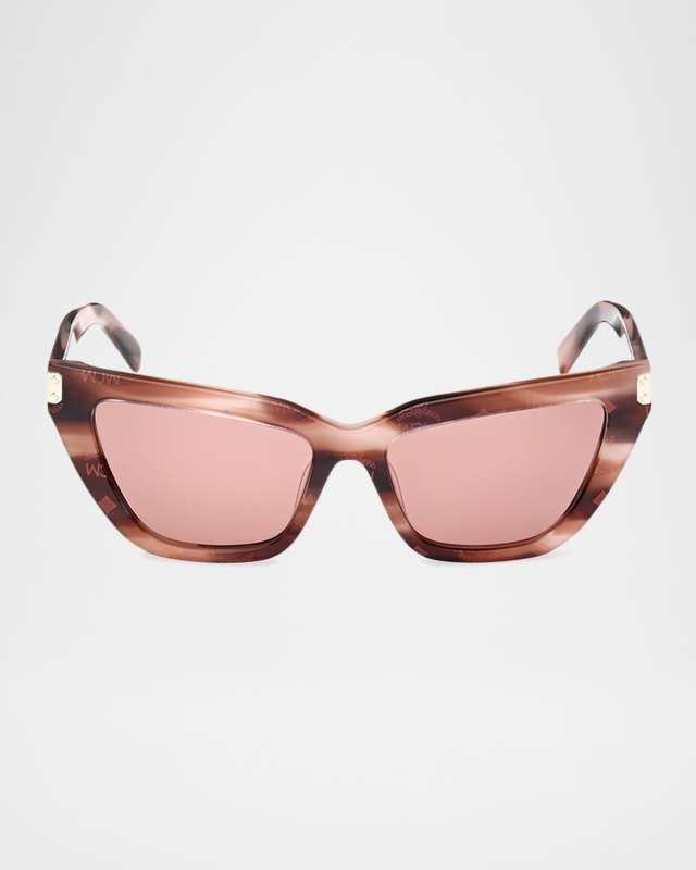 Acetate Cat-Eye Sunglasses